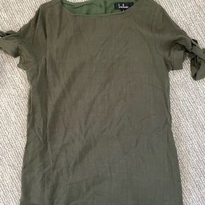 Olive green dress Lulus small